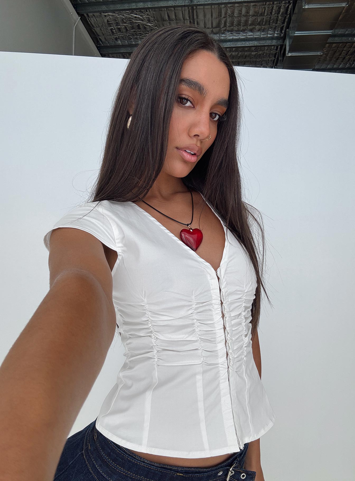 Indulgence Corset Top | White – Sleek & Elegant Fit
