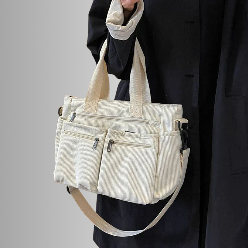 Urban Cord Tote – Shoulder Bag