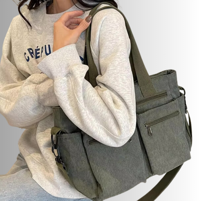 Urban Cord Tote – Shoulder Bag