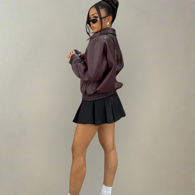 Berry Luxe Jacket | Tailored Elegance