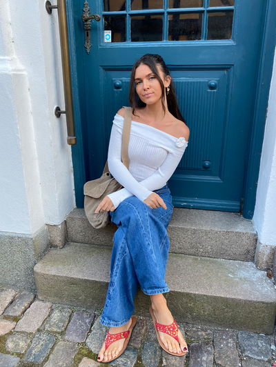 Luxe Bloom Top | Floral Elegance