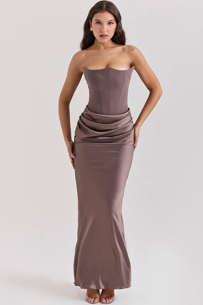 Persephone | Off-Shoulder Bustier Dress