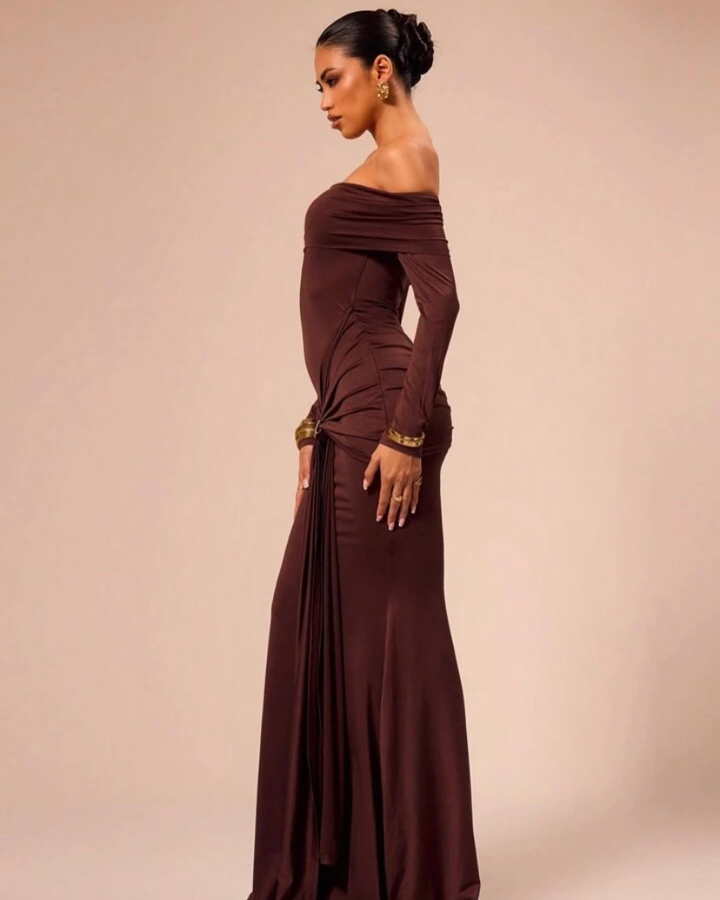 Majestic Allure | Elegant Maxi Dress
