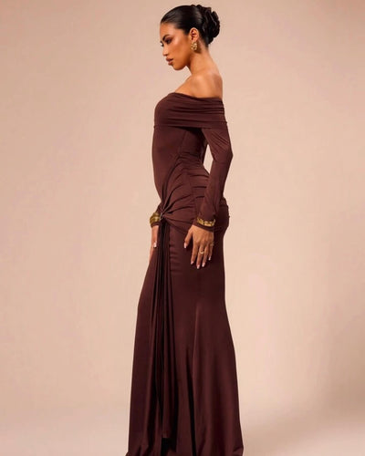 Majestic Allure | Elegant Maxi Dress