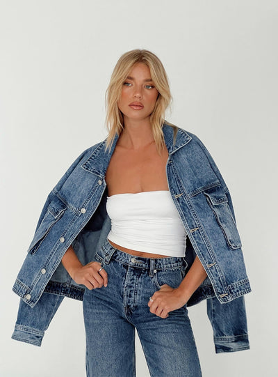 Sloane Denim Jacket | Effortless Casual Style