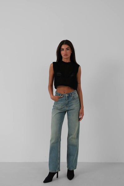 Sculpted Denim Jeans |