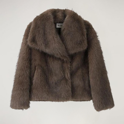 VelvetFur Luxe Coat | Elegant Warmth
