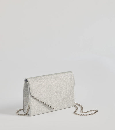 Glitter Envelope Clutch
