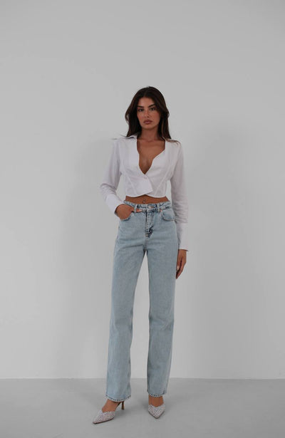 Sculpted Denim Jeans |