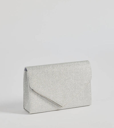 Glitter Envelope Clutch