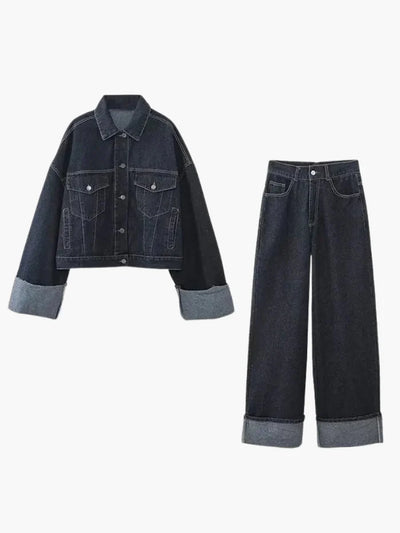 Indigo Denim – Two-Piece Set