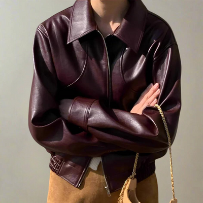 Berry Luxe Jacket | Tailored Elegance