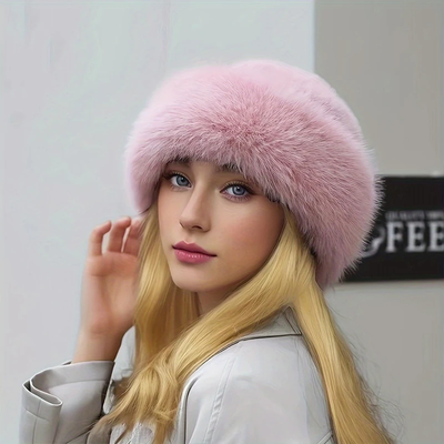 Luxe Winter Furry Beanie | Soft & Stylish Cold-Weather Essential