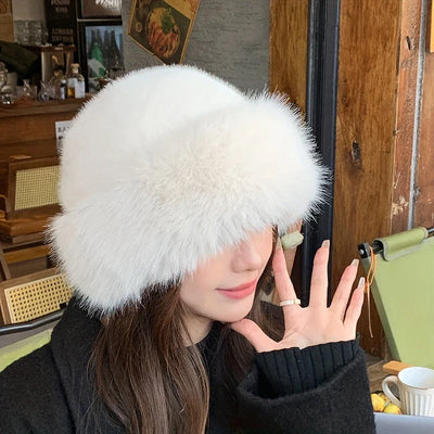 Luxe Winter Furry Beanie | Soft & Stylish Cold-Weather Essential
