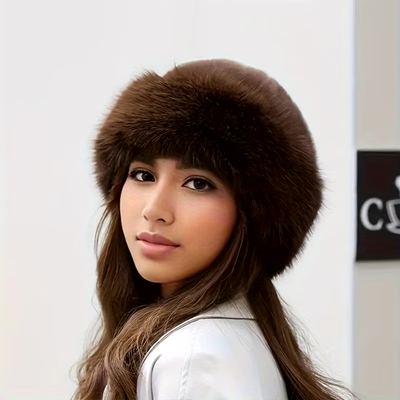 Luxe Winter Furry Beanie | Soft & Stylish Cold-Weather Essential