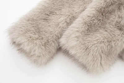 VelvetFur Luxe Coat | Elegant Warmth