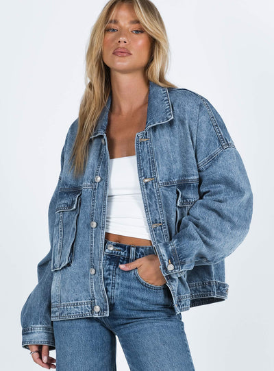 Sloane Denim Jacket | Effortless Casual Style
