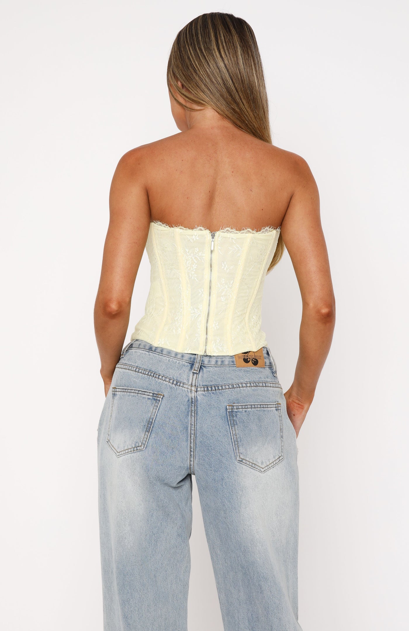 Strapless Hearts Top