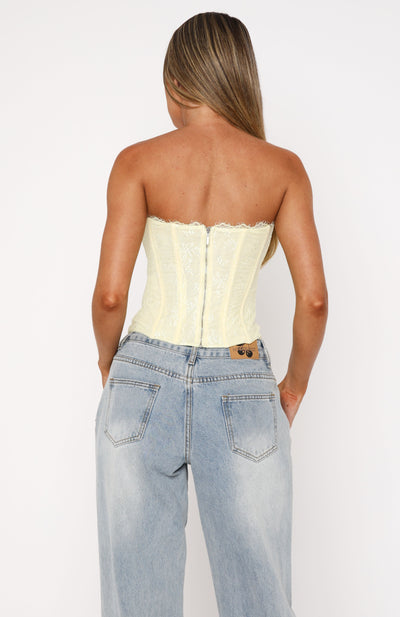 Strapless Hearts Top