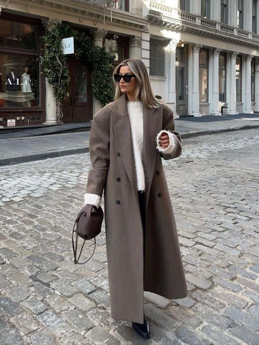 Marais Coat | Long Oversized Coat for Effortless Chic