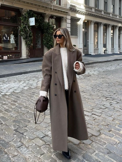 Marais Coat | Long Oversized Coat for Effortless Chic
