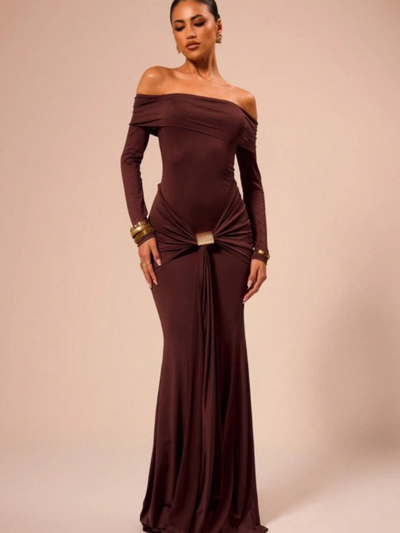 Majestic Allure | Elegant Maxi Dress