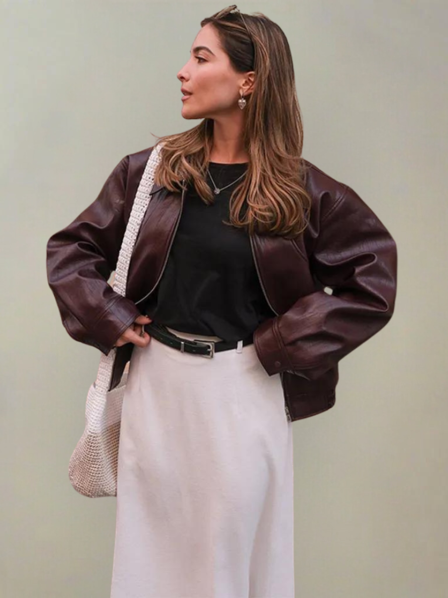 Berry Luxe Jacket | Tailored Elegance