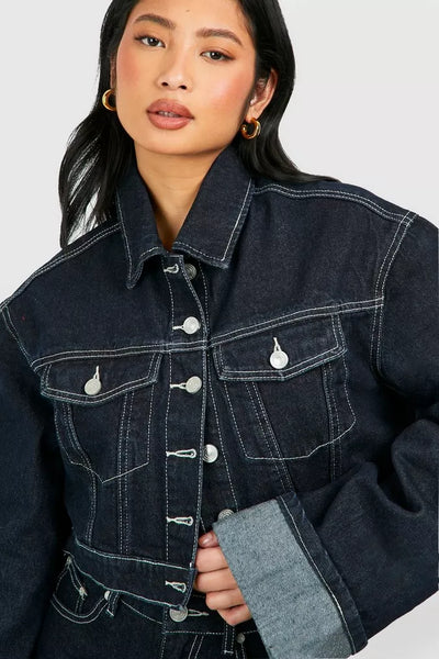 Indigo Denim – Two-Piece Set