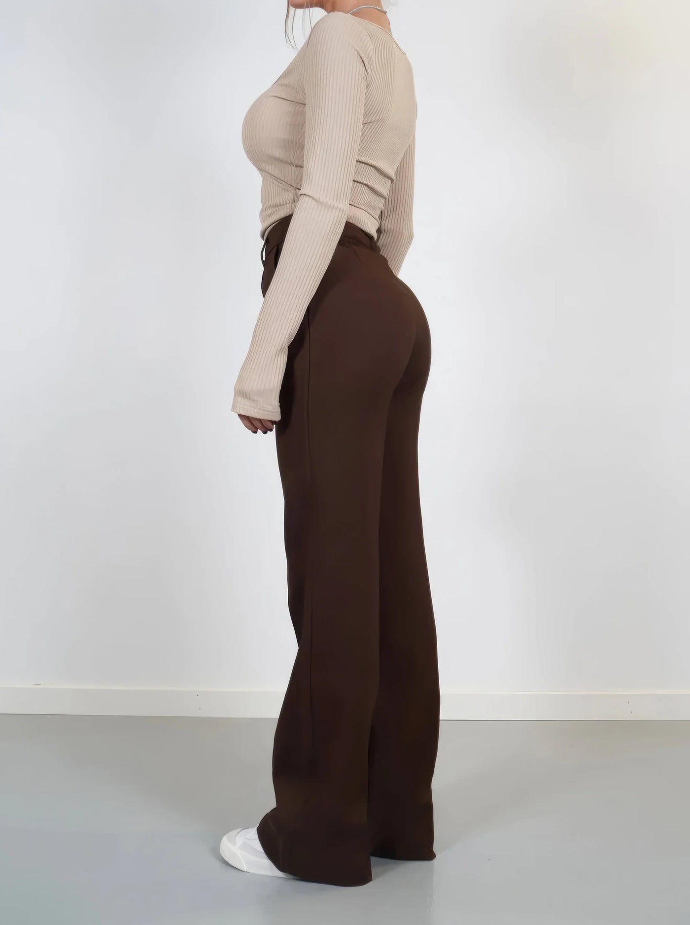 Luna | Stylish High-Waist Trousers
