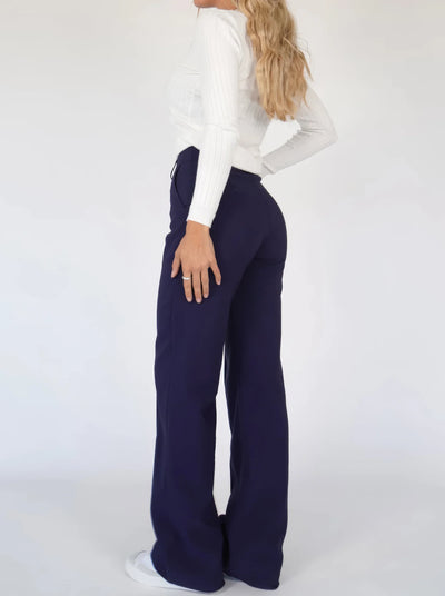 Luna | Stylish High-Waist Trousers