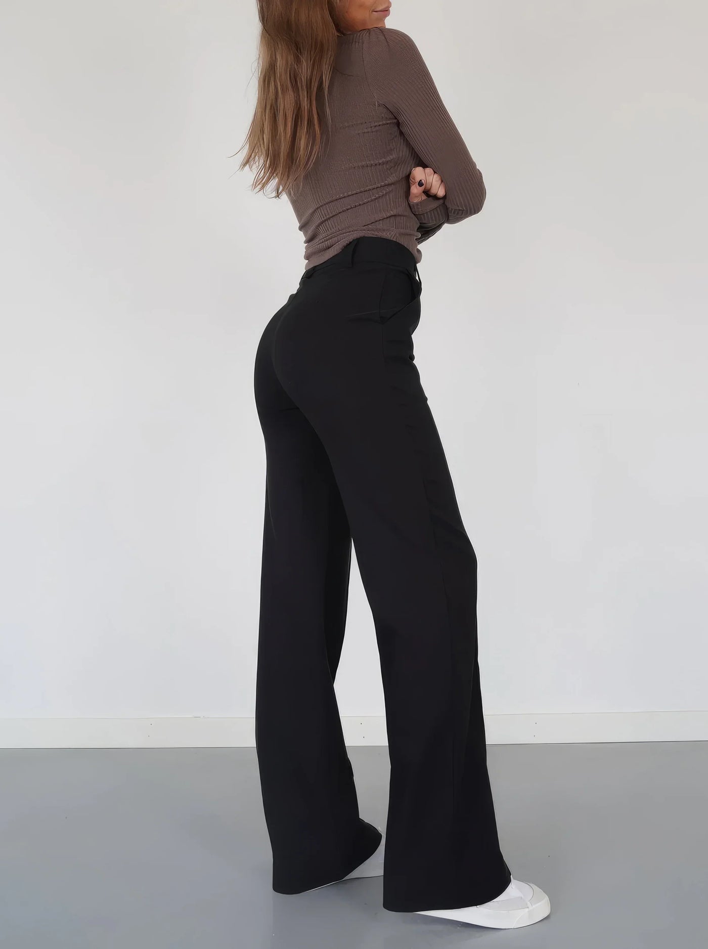 Luna | Stylish High-Waist Trousers