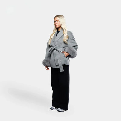 Lana Luxe Coat | Winter Elegance with Faux Fur