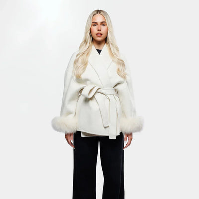Lana Luxe Coat | Winter Elegance with Faux Fur