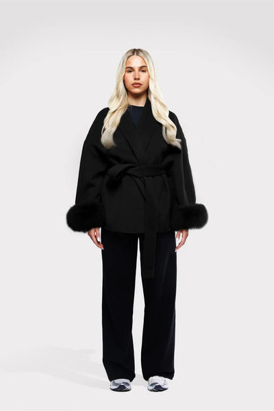 Lana Luxe Coat | Winter Elegance with Faux Fur
